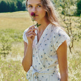 CANNES-2 wrap linen dress - notperfectlinen