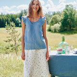 MATERA linen skirt