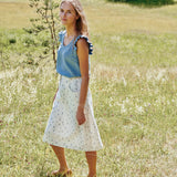 MATERA linen skirt