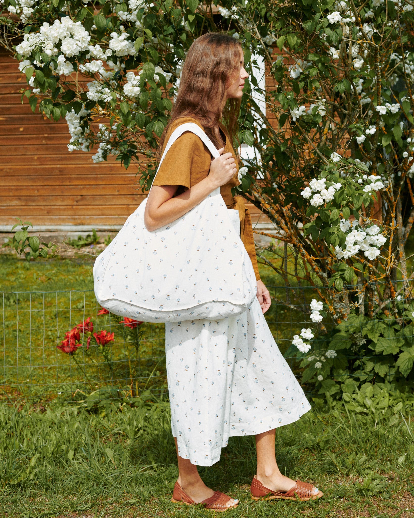 Linen Tote Bag Women - notperfectlinen