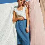 MATERA linen skirt