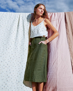 MATERA linen skirt - notperfectlinen