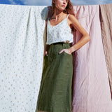 R: MATERA skirt (Size: S; Color: Olive)