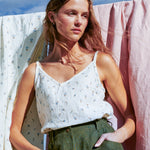SORRENTO cami linen top - notPERFECTLINEN