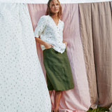 MATERA linen skirt