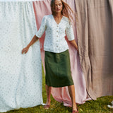 MATERA linen skirt