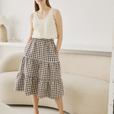 PORTO linen tank top