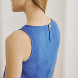 BAY cropped linen top