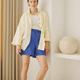 YVOIRE relaxed linen shirt