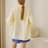 YVOIRE relaxed linen shirt