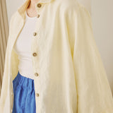 YVOIRE relaxed linen shirt