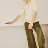 SARAH fit and flare linen pants