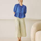 Maxi WELS wide leg linen pants