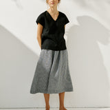 MALTA boxy linen top