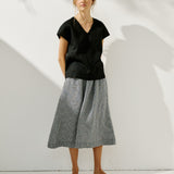 R: MALTA boxy linen top (Size: XL; Color: Cinnamon Rose)