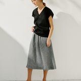 MALTA boxy linen top