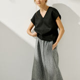 MALTA boxy linen top