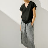 MALTA boxy linen top