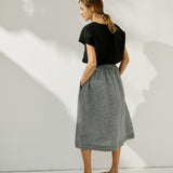 MALTA boxy linen top (Light Weight Linen)