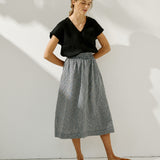 MALTA boxy linen top