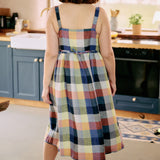 SELMA button down slip linen dress