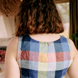 EZE linen peplum top