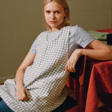 Midi Cross Back Linen Apron