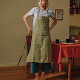 Adjustable Bib Linen Apron