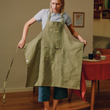 Adjustable Bib Linen Apron