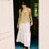 WILLOW maxi linen skirt