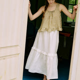 WILLOW maxi linen skirt