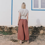 Maxi WELS wide leg linen pants - notPERFECTLINEN