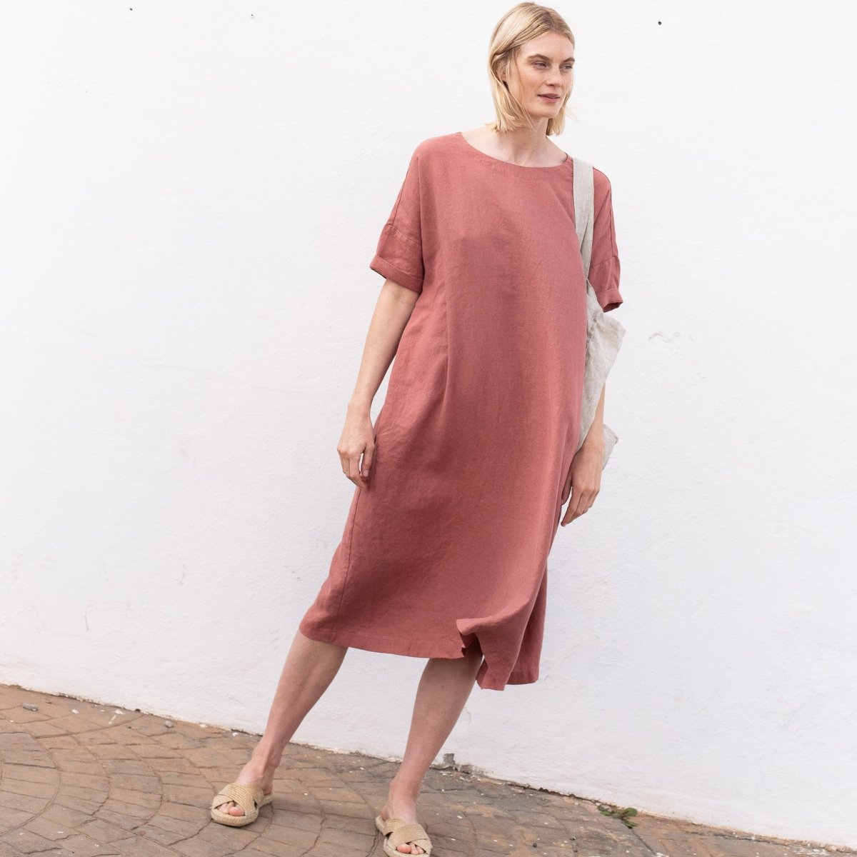 RENNES-2 oversized linen dress - notPERFECTLINEN