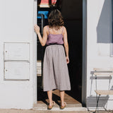 SION gathered linen skirt - notPERFECTLINEN