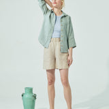 MAIN casual linen shorts