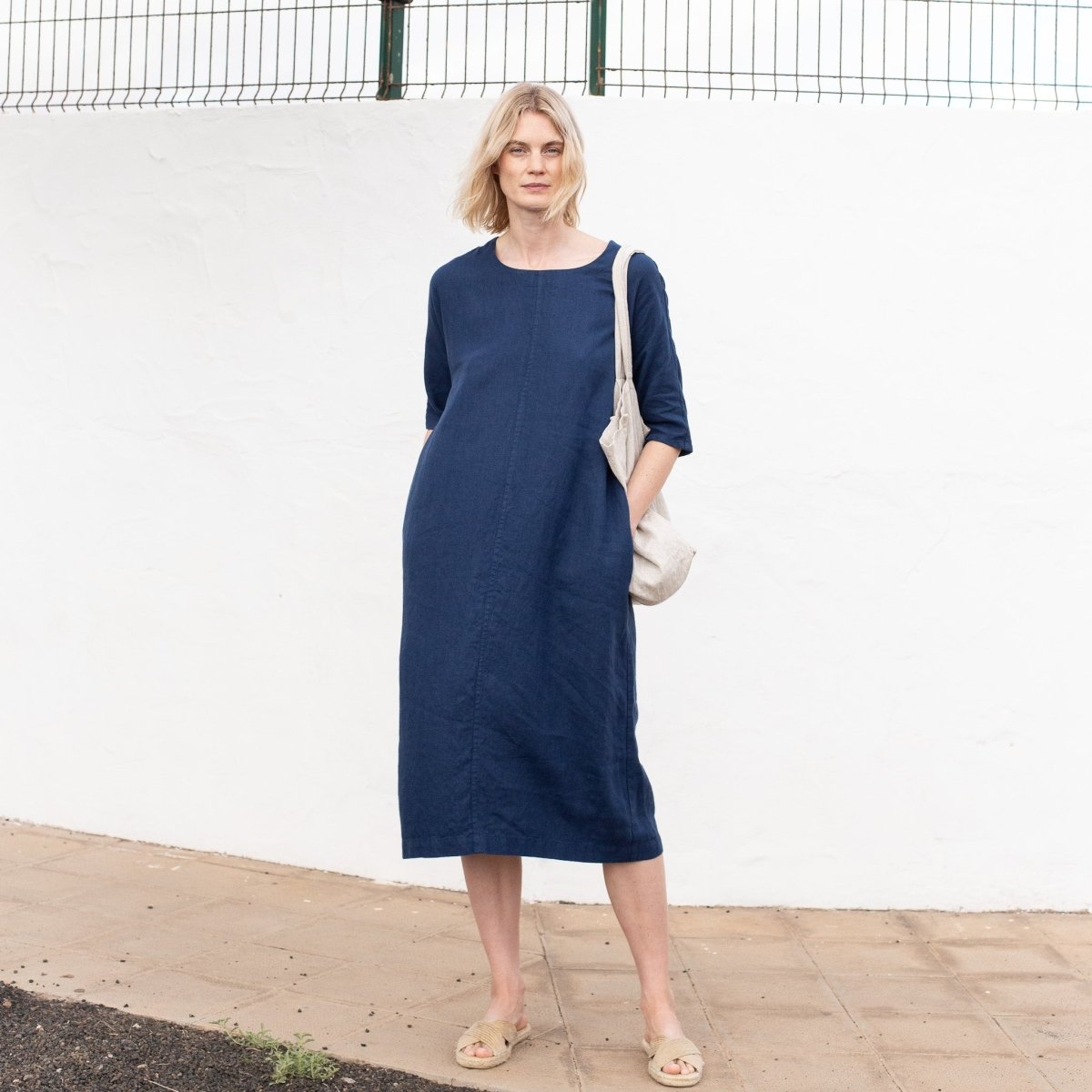 SEUL maxi linen tunic - notPERFECTLINEN