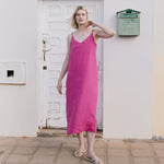 LANGLEY-2 maxi slip linen dress - notPERFECTLINEN