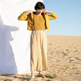 YORK light weight palazzo linen pants - notPERFECTLINEN