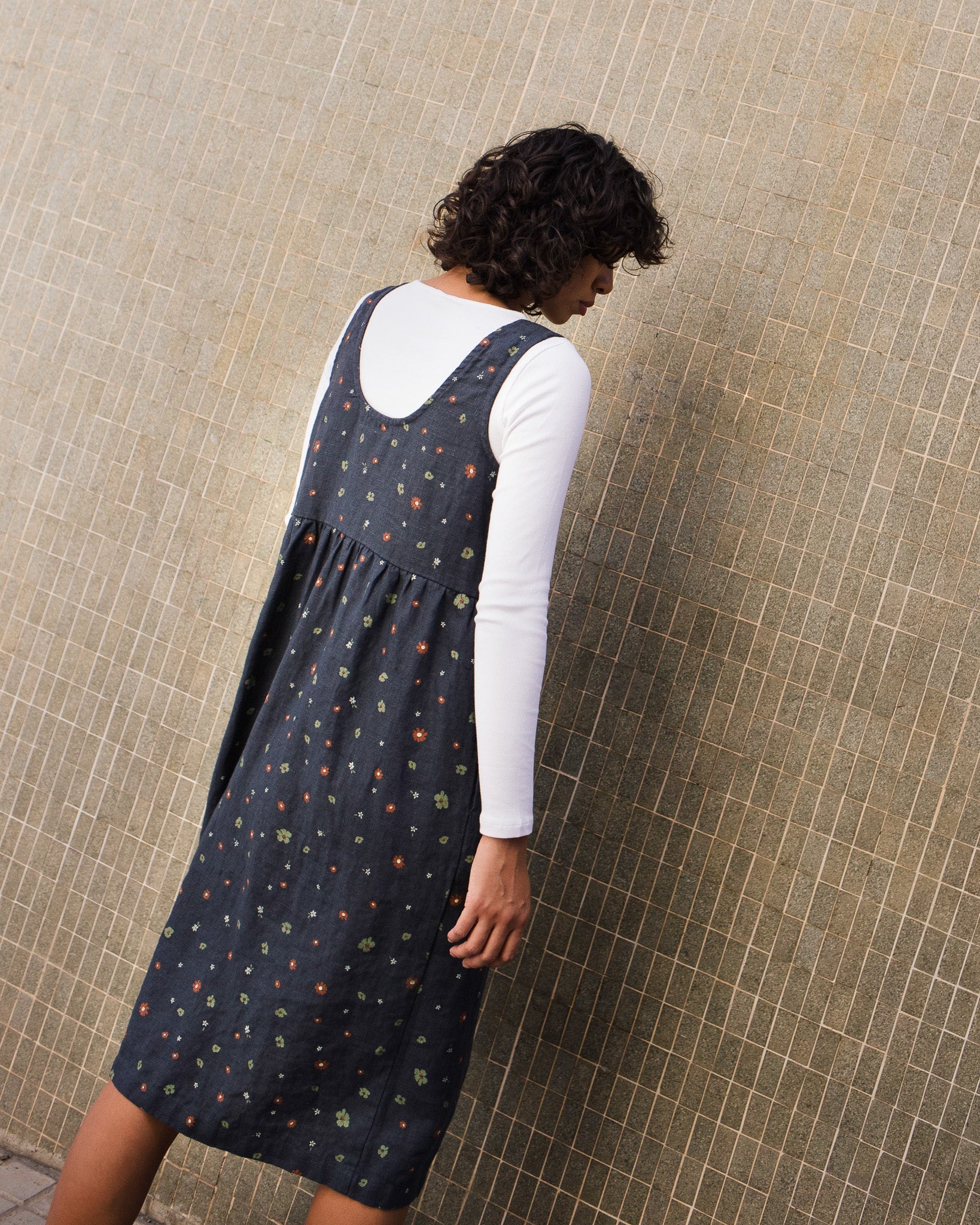 AUSTIN linen jumper dress - notPERFECTLINEN