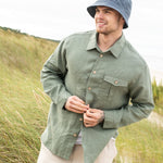 Men’s long sleeve linen shirt MONTREAL - notPERFECTLINEN