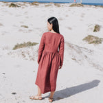 Maxi EMILIE loose linen dress - notperfectlinen