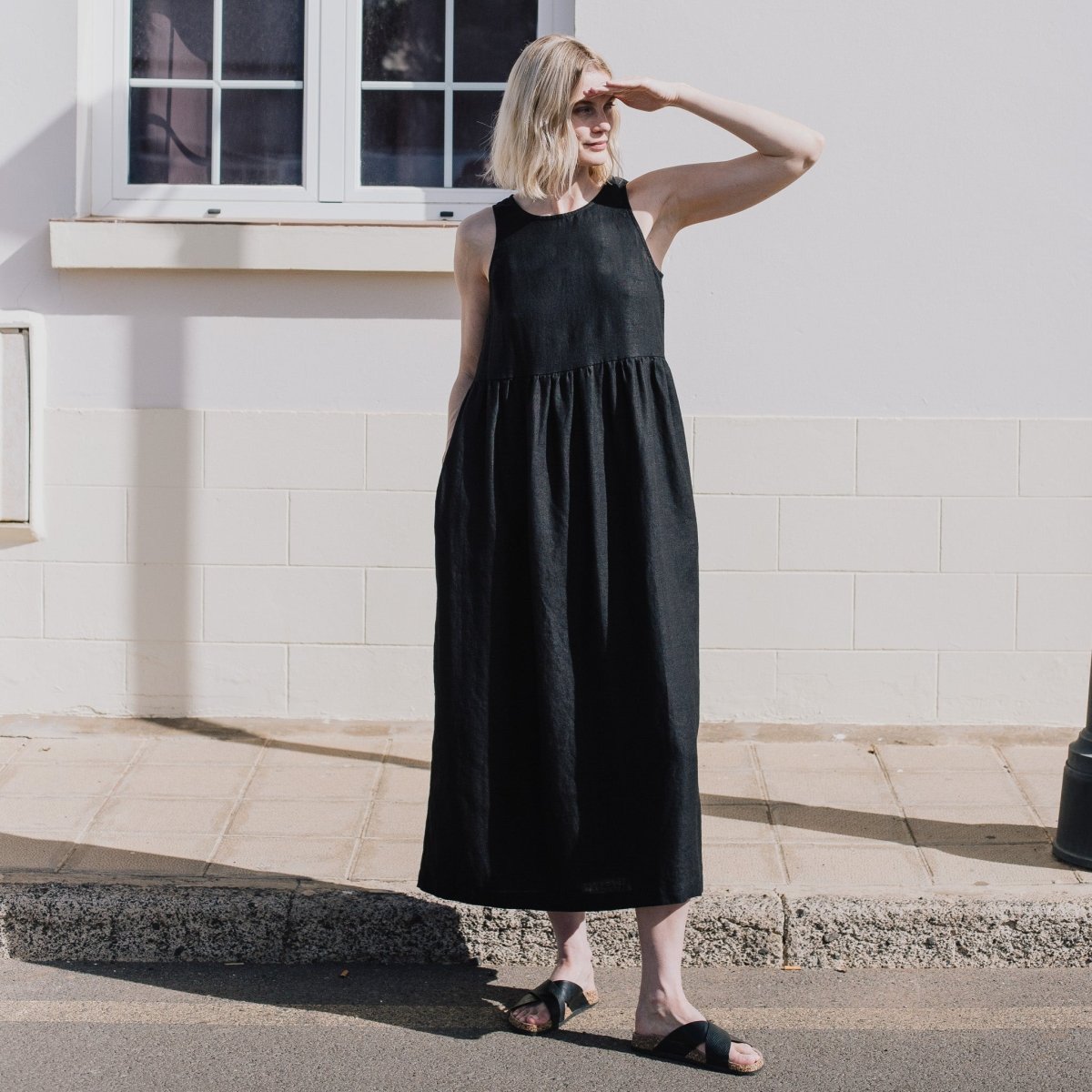 NAPA long linen dress - notPERFECTLINEN