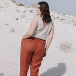 DOOLIN high-waisted linen pants - notPERFECTLINEN