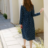 JASMINE classic collar linen dress