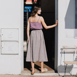 SION gathered linen skirt - notPERFECTLINEN