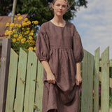 MONTMARTE oversized linen dress