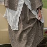 ELMINA-2 button-up linen shirt