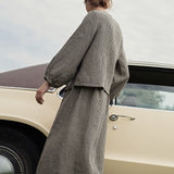 ELMINA-2 button-up linen shirt