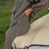 ELMINA-2 button-up linen shirt