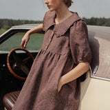 DOMME oversized linen dress